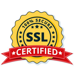 SSL Certified label illustration