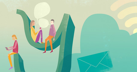 talking versus new media