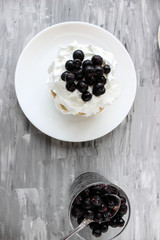 Dessert of puff pastry