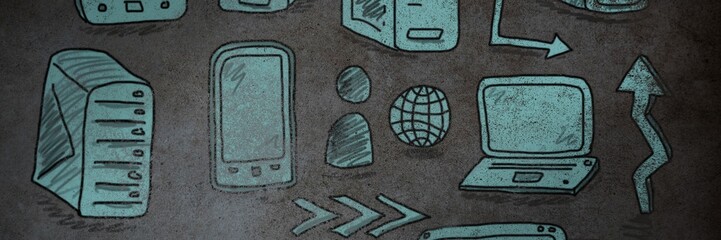 Composite image of network