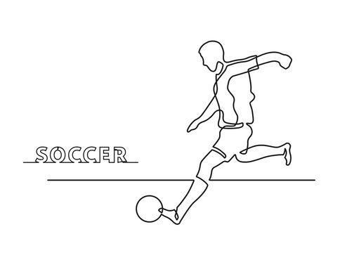 one line soccer
