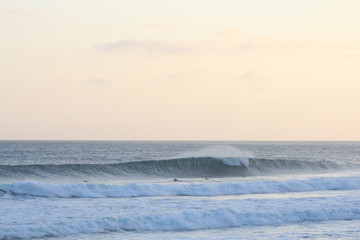 Obraz premium Vento terral no por do sol