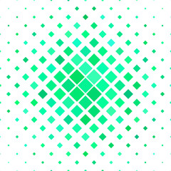 Color square pattern background - geometric vector design from diagonal squares in green tones