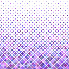 Colored abstract diagonal square pattern background - geometric vector design from purple squares