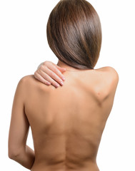 Picture of woman from the back.