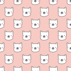 seamless bear pattern