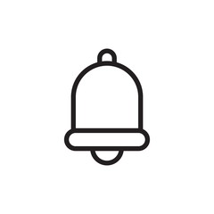 Obraz premium alarm, alert outlined vector icon. Modern simple isolated sign. Pixel perfect vector illustration for logo, website, mobile app and other designs