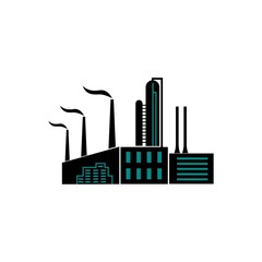 Industrial plant icon