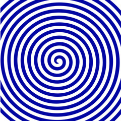 White blue round abstract vortex hypnotic spiral wallpaper.