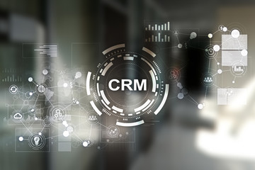 CRM. Customer relationship management concept. Customer service and relationship. - obrazy, fototapety, plakaty