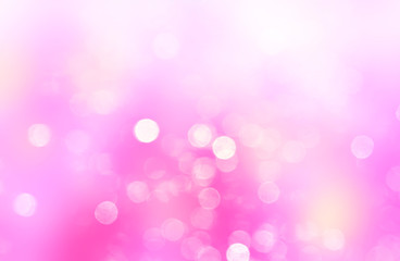 Pink blurred glitter background.