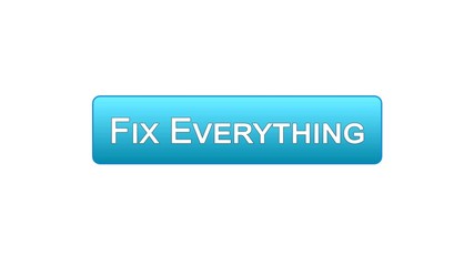 Fix everything web interface button blue color, maintenance application, support