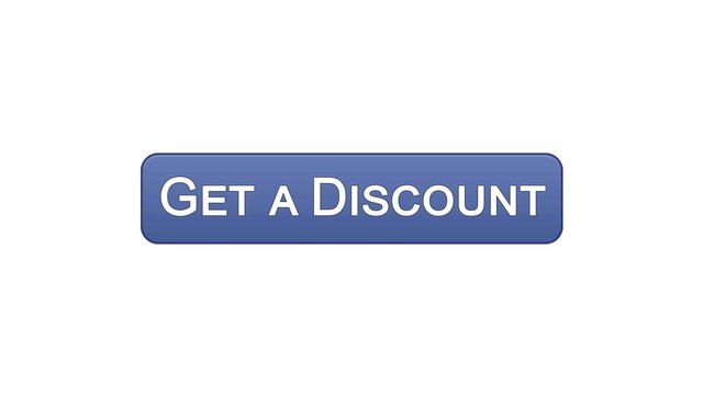 Get a discount web interface button violet color, online shopping application