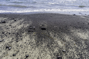 Beautiful landscape near sea in Fuerteventura spain