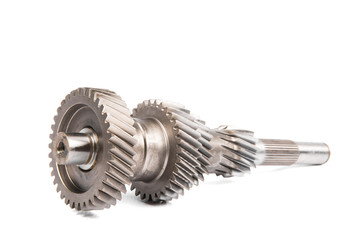 Transmission gears , isolated on a white background