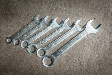 Open-end wrench set