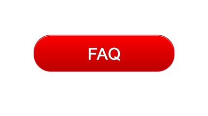 FAQ web interface button red color, customer assistance, online support