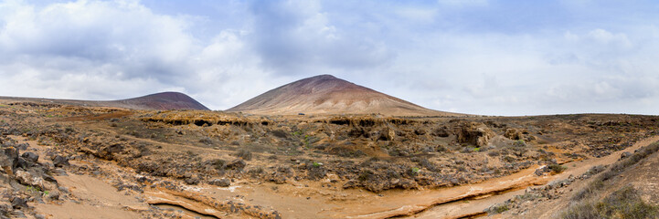 view of famara on lanzarote