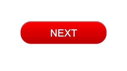 Next web interface button red color, internet site design, online program