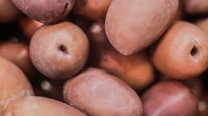 salted olives close-up