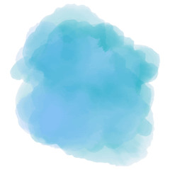 Soft blue watercolor background. Abstract background for you design