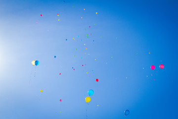 Balloons, childhood celebration