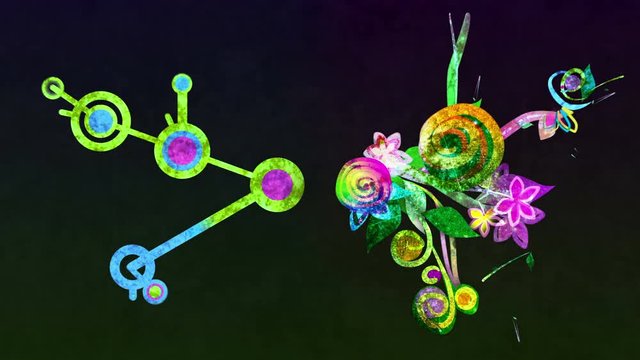 Left Brain, Right Brain. The left side of the brain processes thoughts, information and ideas in a linear and analytical way, while the right side works in an intuitive and creative way. In 4K and HD.