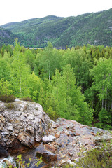 Obraz premium Tinnsja lake, Norway