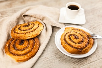 Traditional cinnamon rolls