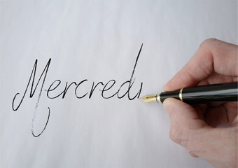 mercredi au stylo plume