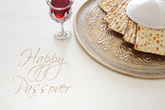 Pesah celebration concept (jewish Passover holiday).