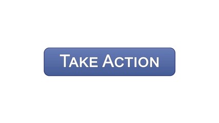 Take action web interface button violet color, internet site design, leadership