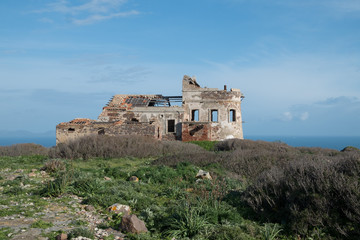 Fototapeta premium Semaforo Faro di Sant'Antioco Sardegna