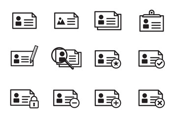 Collection of icons, online business and progress concept, web symbols