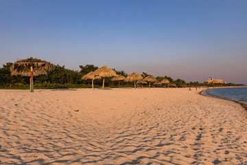 Cuba Playa Ancon beach. Playa Ancon Near Trinidad in Cuba