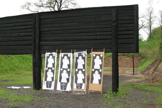 Training at the shooting range
