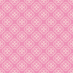 Seamless vintage pattern with quatrefoils.