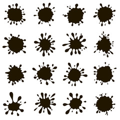 16 hand drawn blob icons