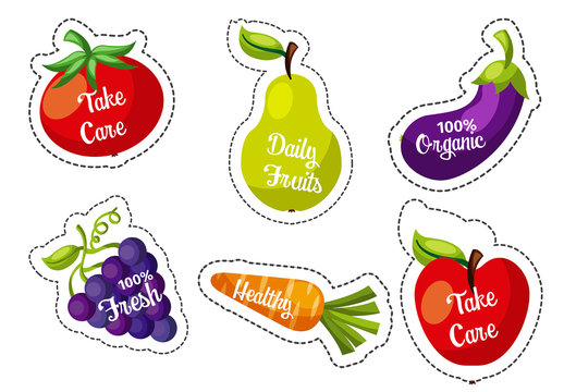 9 Fruit and Vegetable Labels 