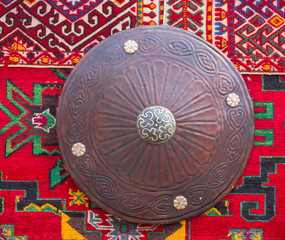 ancient shield, medieval weapons
