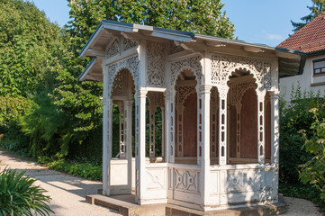 Pavillon im Botanischen Obstgarten in Heilbronn