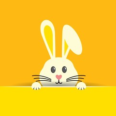 Vector illustration of Happy Easter greeting card