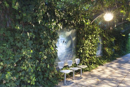 Parc del Centre del Poblenou banches