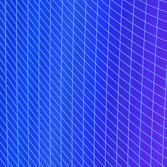 Abstract modern gradient grid background - vector graphic design from curved angular lines