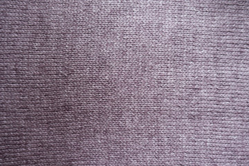 Puce basic weft knit fabric from above