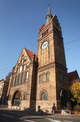 Fototapeta na wymiar Evangelical Christ Church in Ostrava. Czech Republic