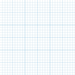 Graph paper plotting grid, vector illustration