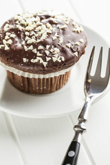 Tasty chocolate muffins.