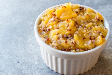 Acai Bowl / Quinoa with Tropical Fruits Mango, Papaya and Pineapple