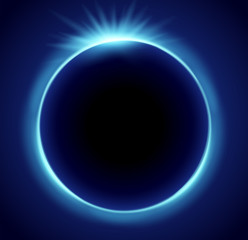 Background design with bright ring